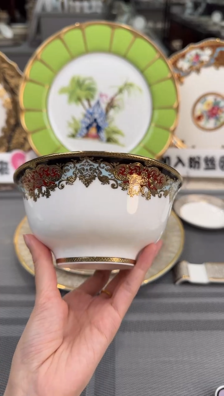 【闪购商品】瓷片5.5英寸面碗 福利款 2个