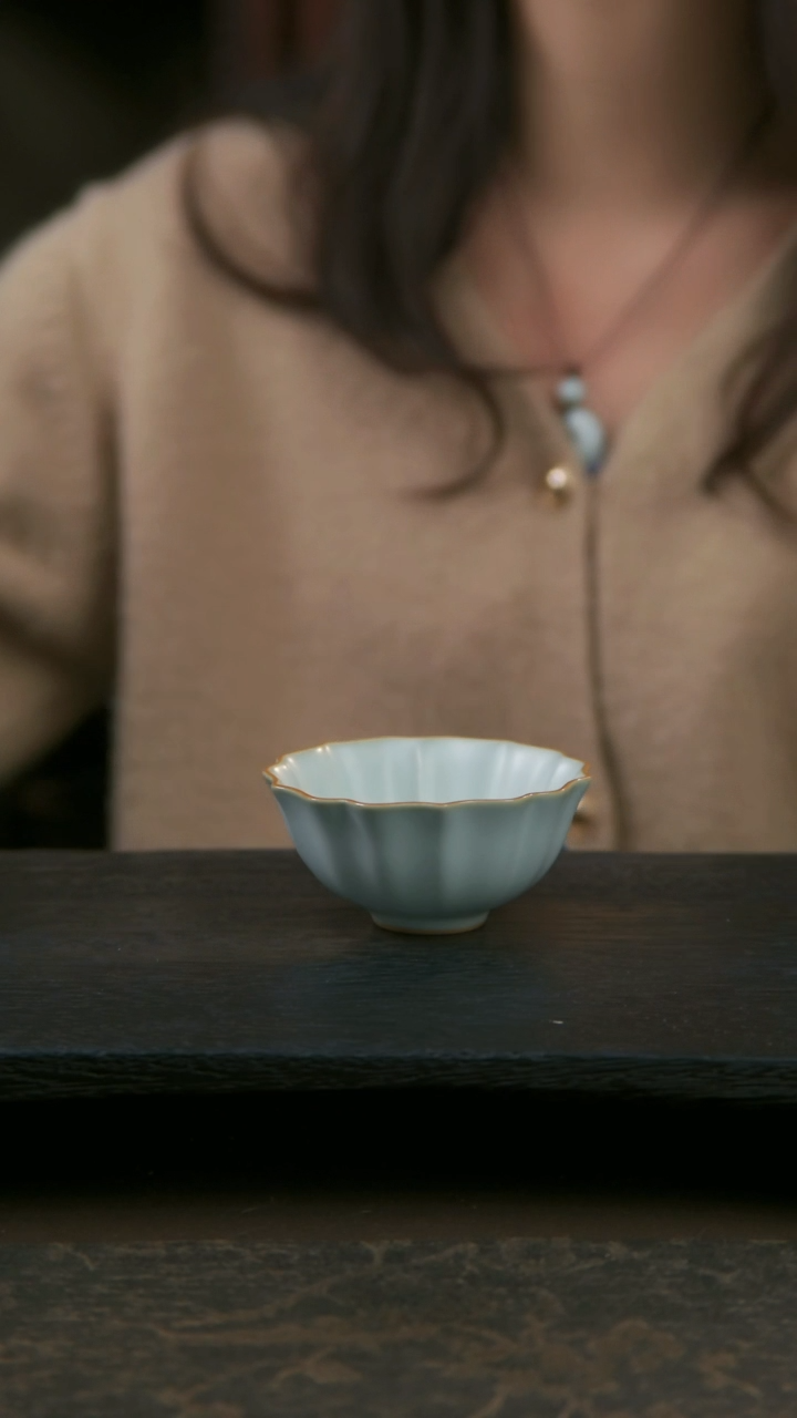 【闪购商品】杯荷瓣杯（开片不开片可选，默认开片工艺）