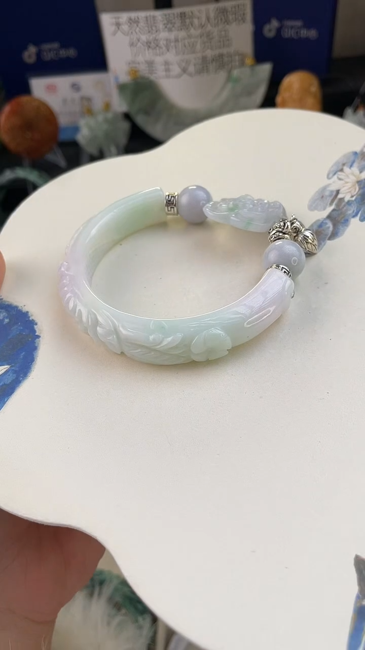 未镶嵌手链翡翠^****O手工定制默认微瑕播介绍为准