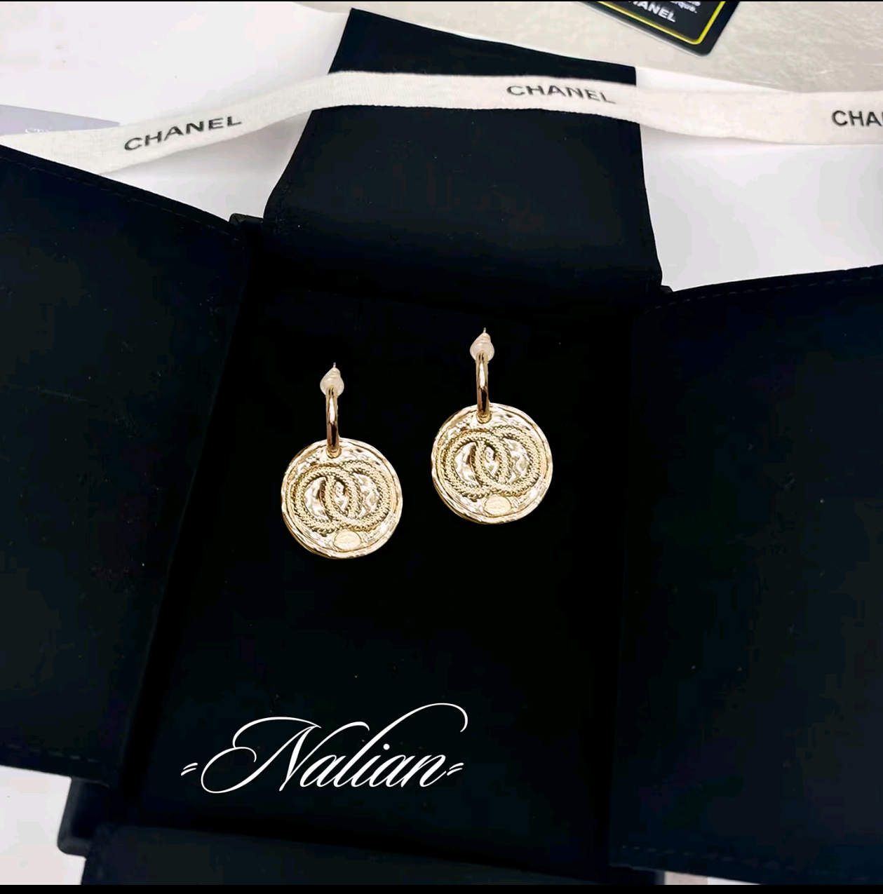 合金耳饰 豆子优选-瑞丽小香风显贵圆环耳环  DZ98937