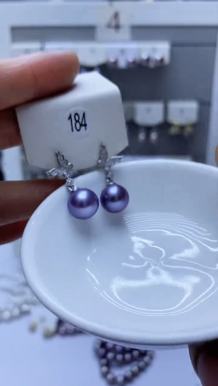 【闪购商品】淡水珍珠耳饰银S925镶嵌184