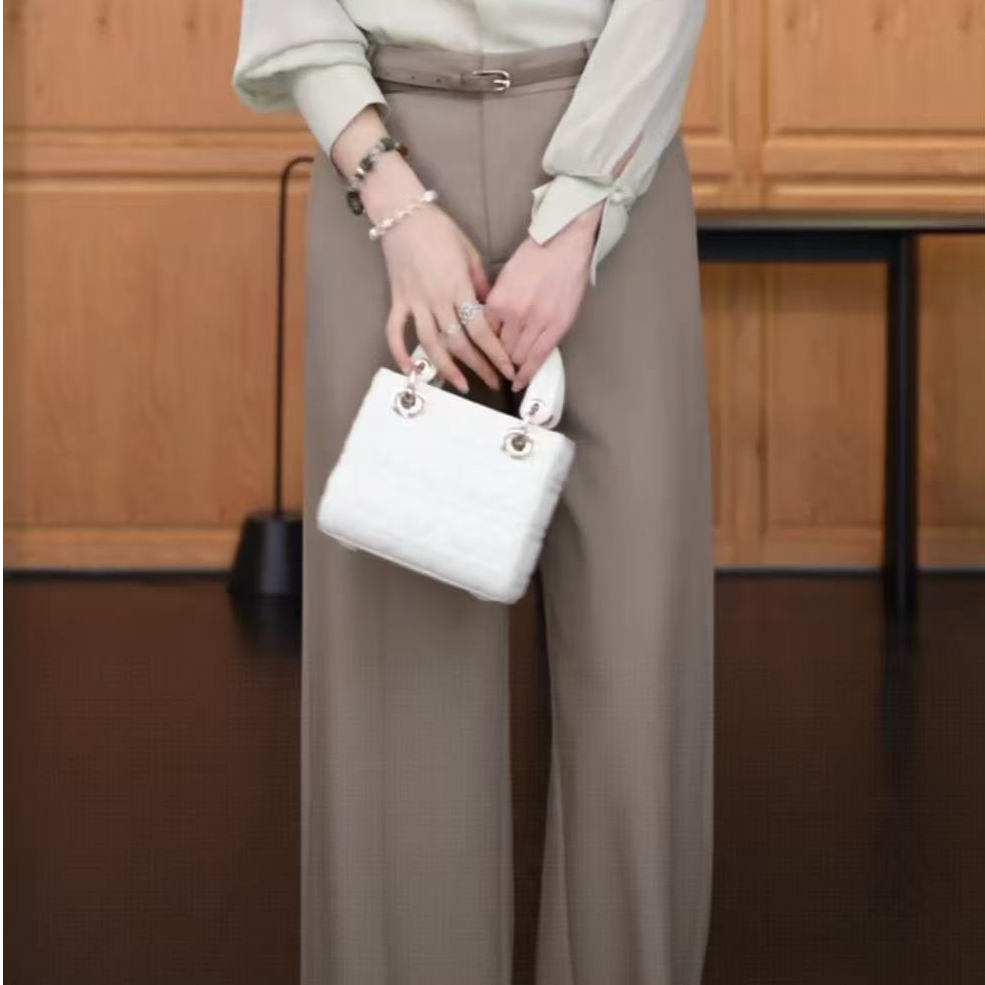 Bouthentique美式高阶 简约百搭阔腿裤224331P1M34