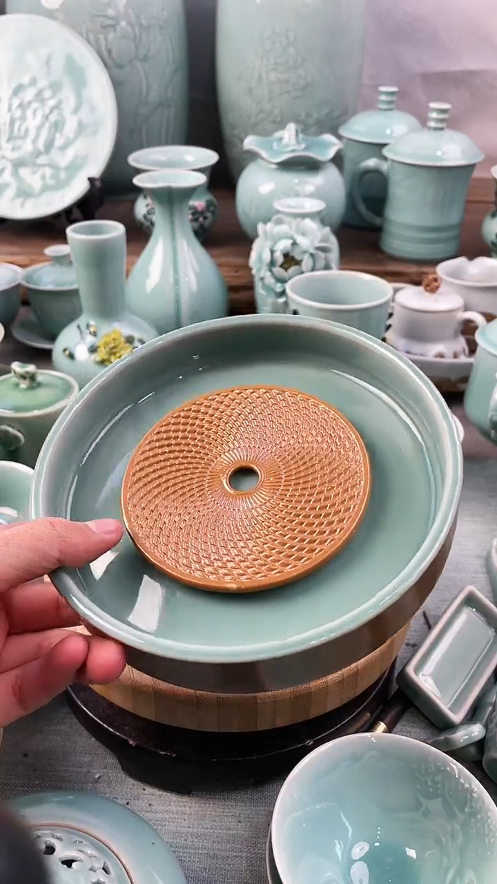 【闪购商品】特价 微瑕 慧仙青瓷