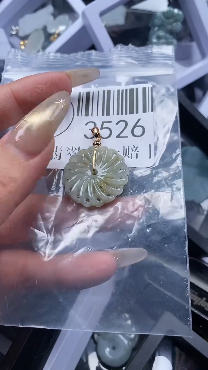 颈饰未镶嵌翡翠3526