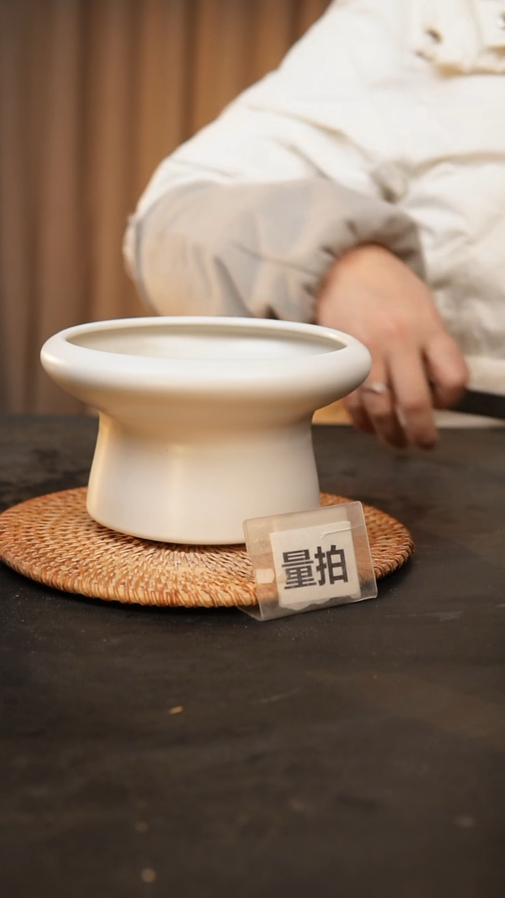 【闪购商品】瓷片泥泥手工花盆口14高9