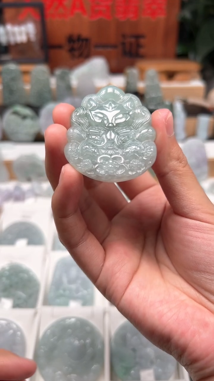 【闪购商品】翡翠颈饰未镶嵌天然A货翡翠1/15/157