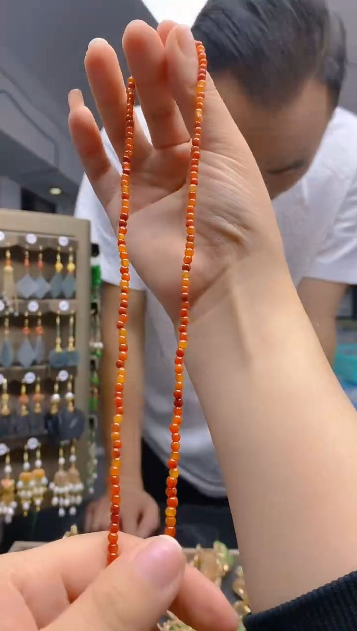 【闪购商品】翡翠耳饰合金321翡翠锁骨链