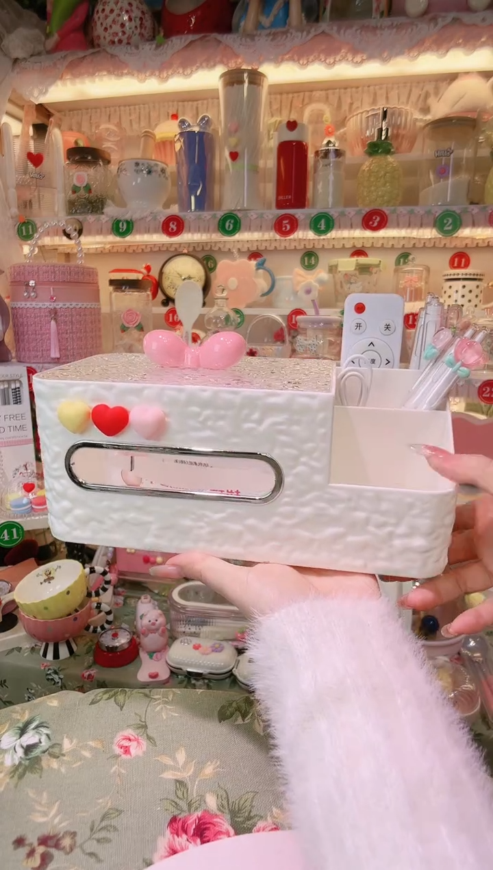 【闪购商品】摆件奶油风纸巾盒品质好，发货快，放心拍
