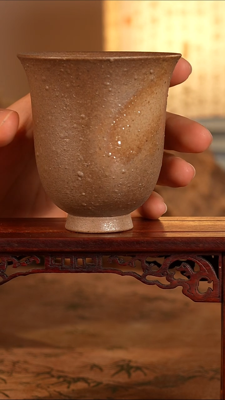 摆件开播福利恭喜发财粗陶主人杯