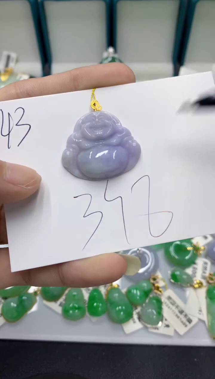 【闪购商品】翡翠颈饰18K金镶嵌翡翠