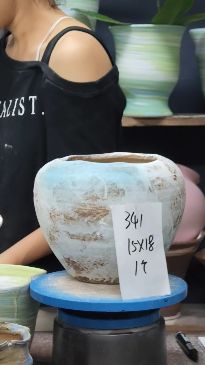 景德镇花盆默认微瑕341