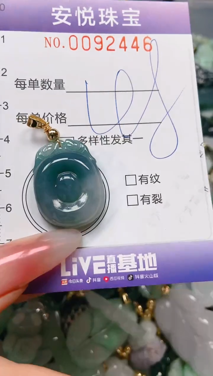 【闪购商品】翡翠颈饰未镶嵌闪购0092446