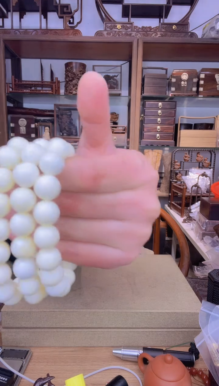 【闪购商品】乌木类书架062海1.2圆珠单圈手串