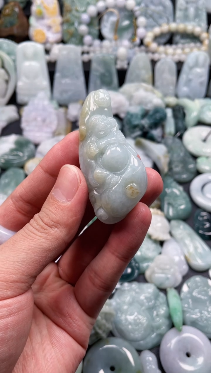 翡翠未镶嵌颈饰天然翡翠a货