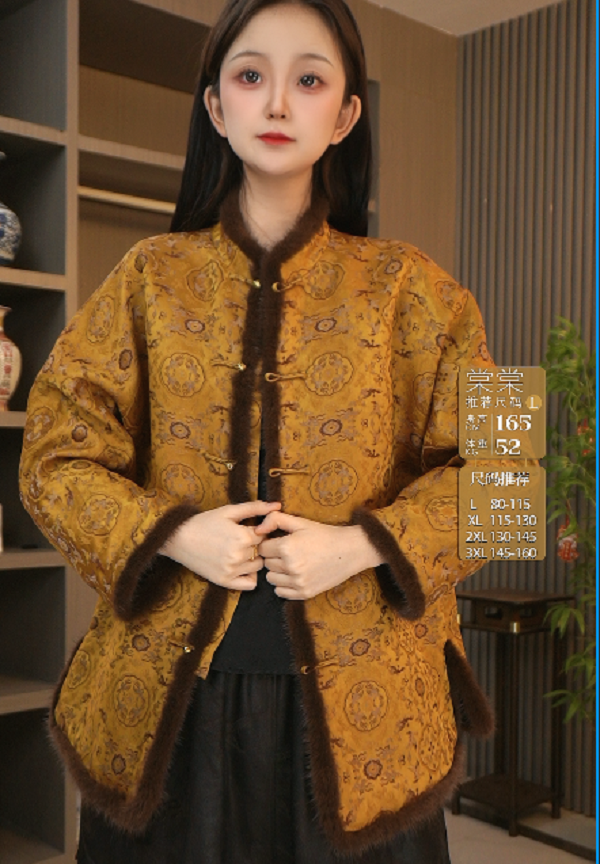 复古新款棉服0019