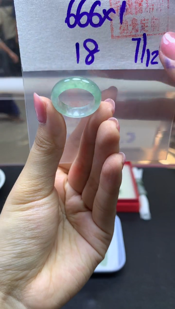 未镶嵌定制翡翠戒圈#666元-毛货需精细抛光