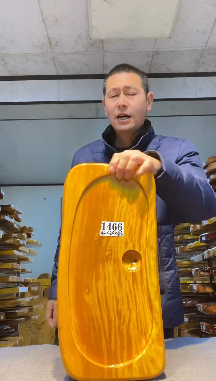 实木原木茶盘 一物一拍(不含配件）