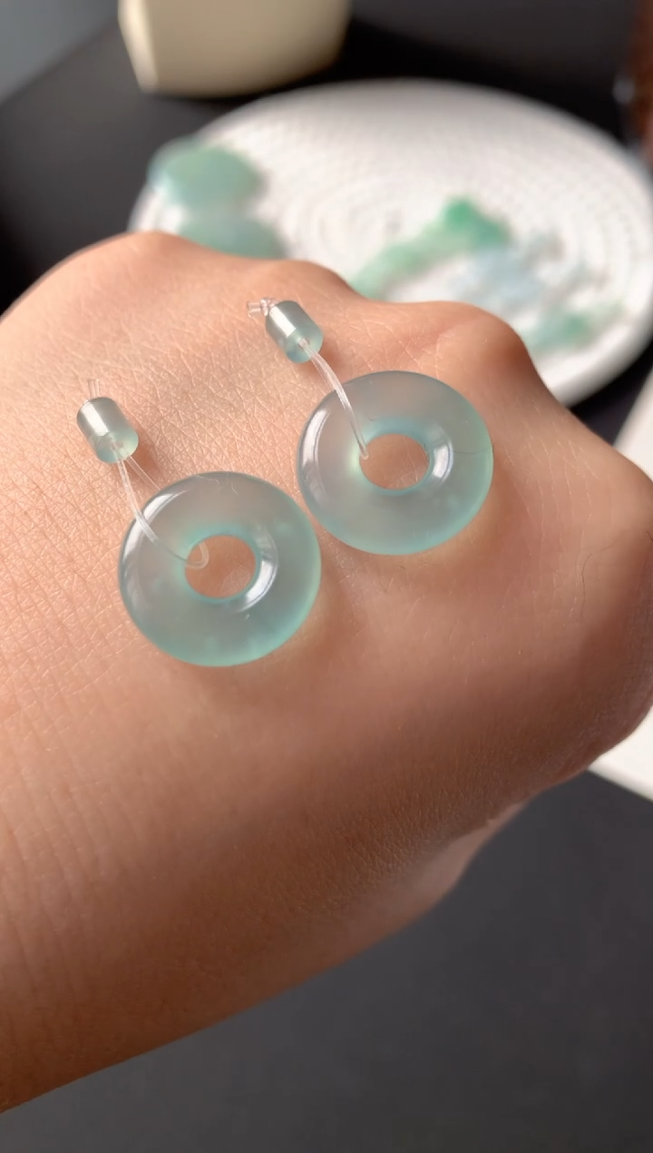 未镶嵌定制翡翠尺寸15.3*3.9/15.4*4.0