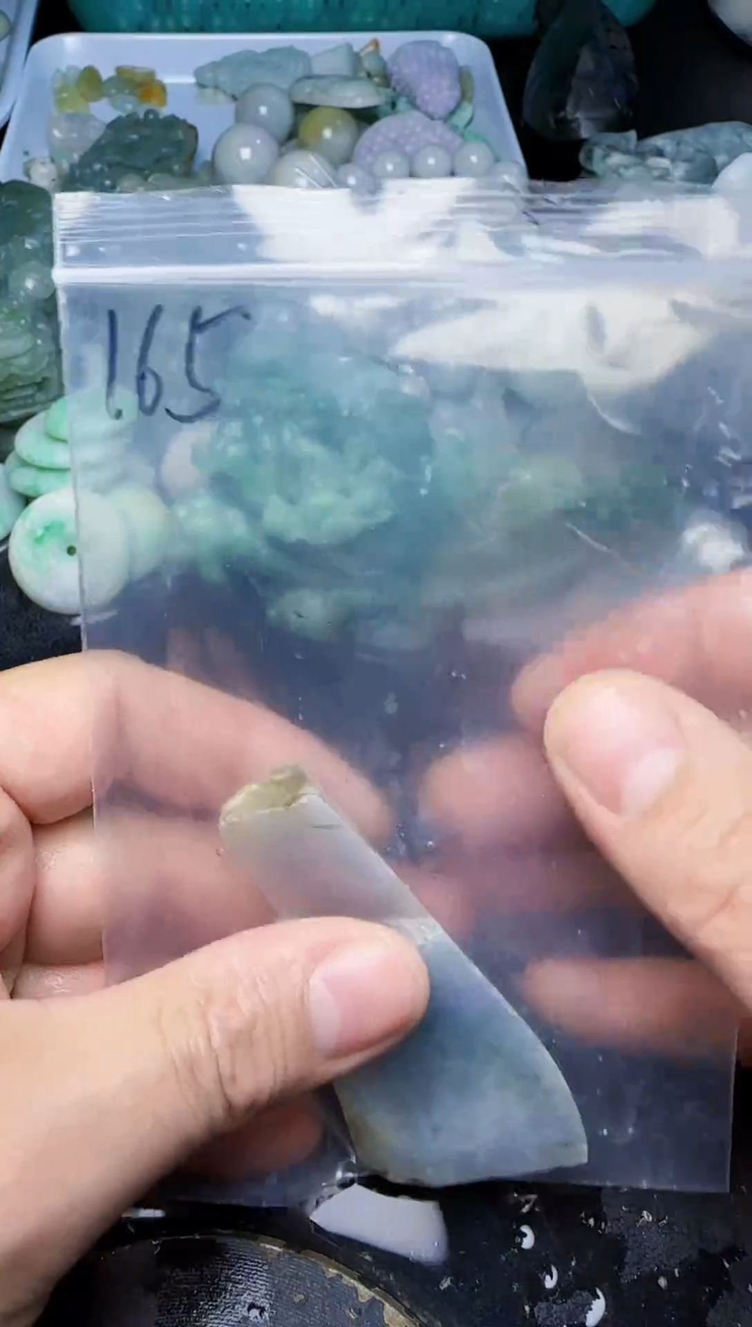 颈饰未镶嵌翡翠昆*165