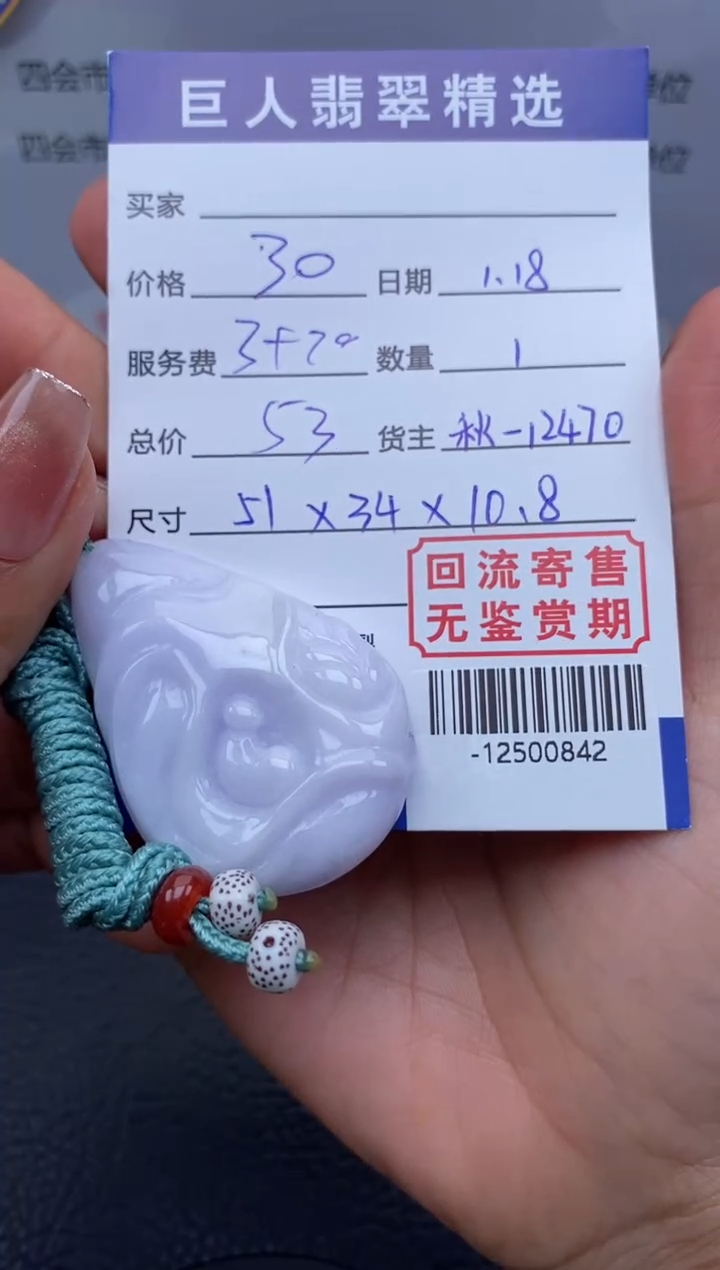 【闪购商品】翡翠颈饰未镶嵌多人-12500842