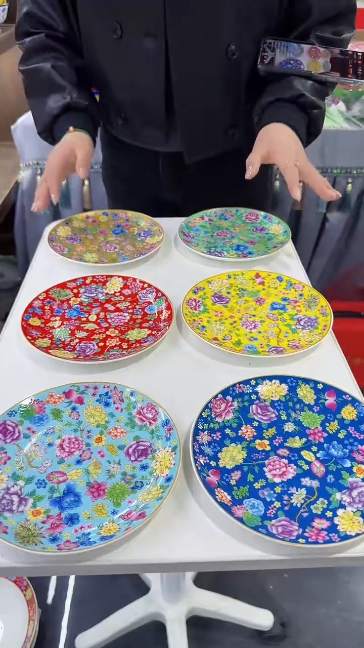 【闪购商品】瓷片7英寸骨碟6个景德镇陶瓷