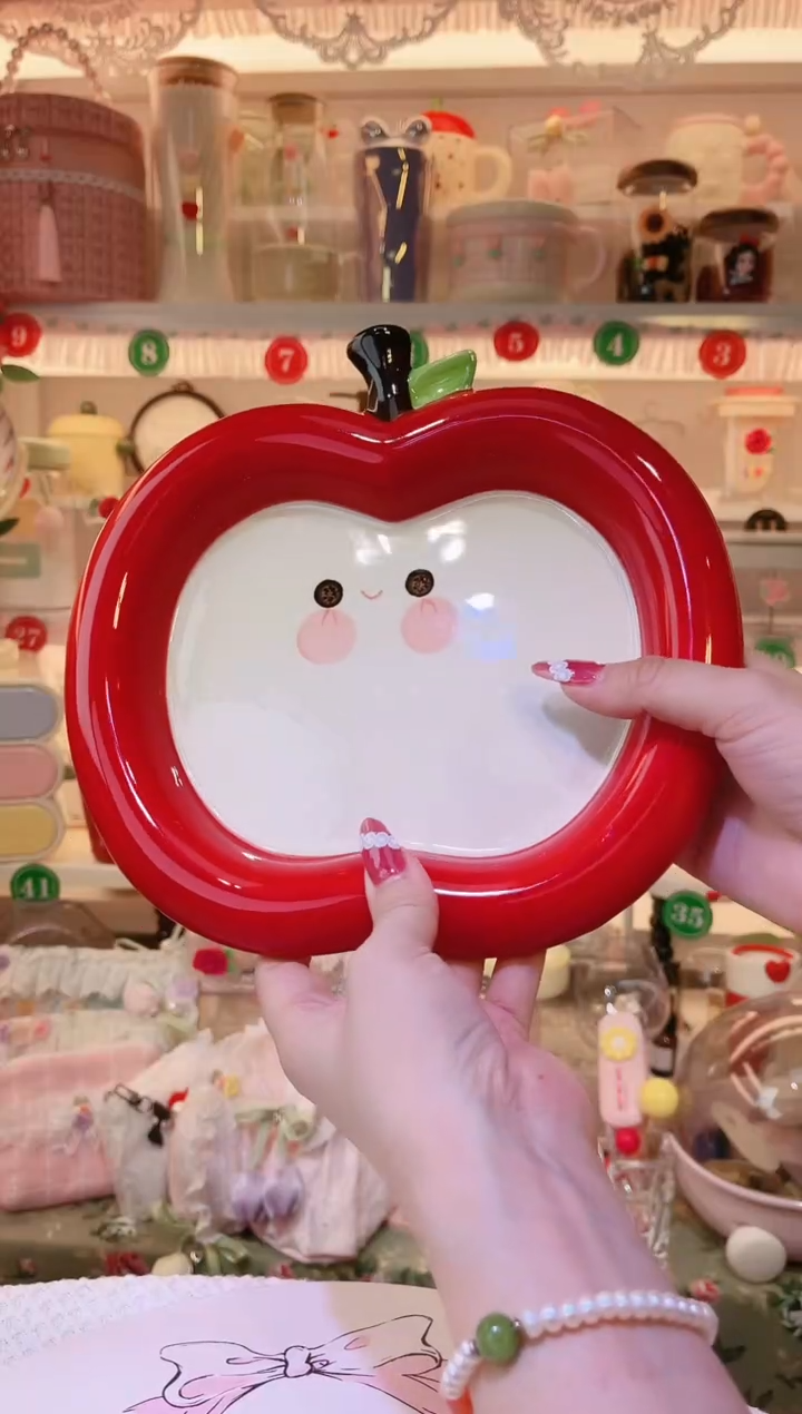 苹果菜盘——手工制作品质好！