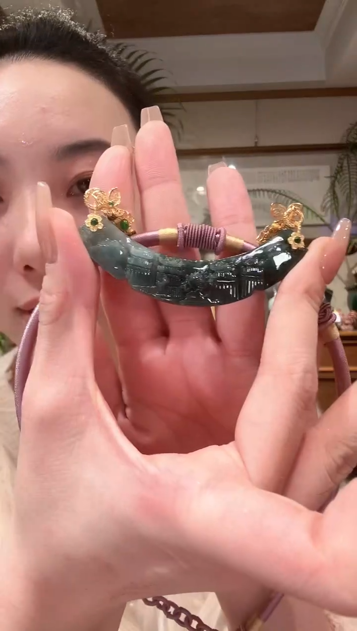 【闪购商品】翡翠颈饰未镶嵌国风