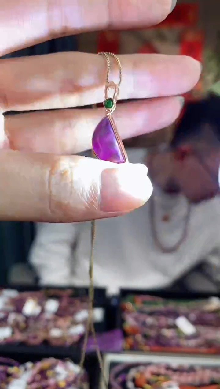 【闪购商品】苏纪石（舒俱来）吊坠(不含链)银S925镶嵌351