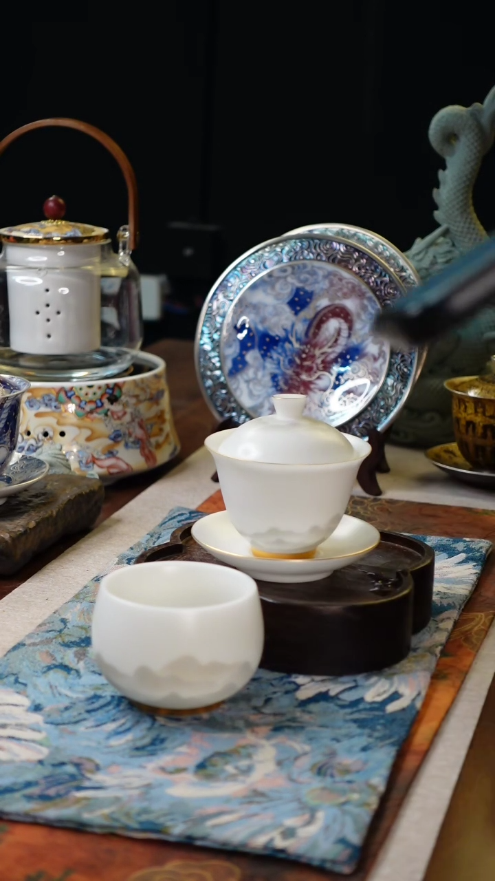 【闪购商品】幻山盖碗加主人杯