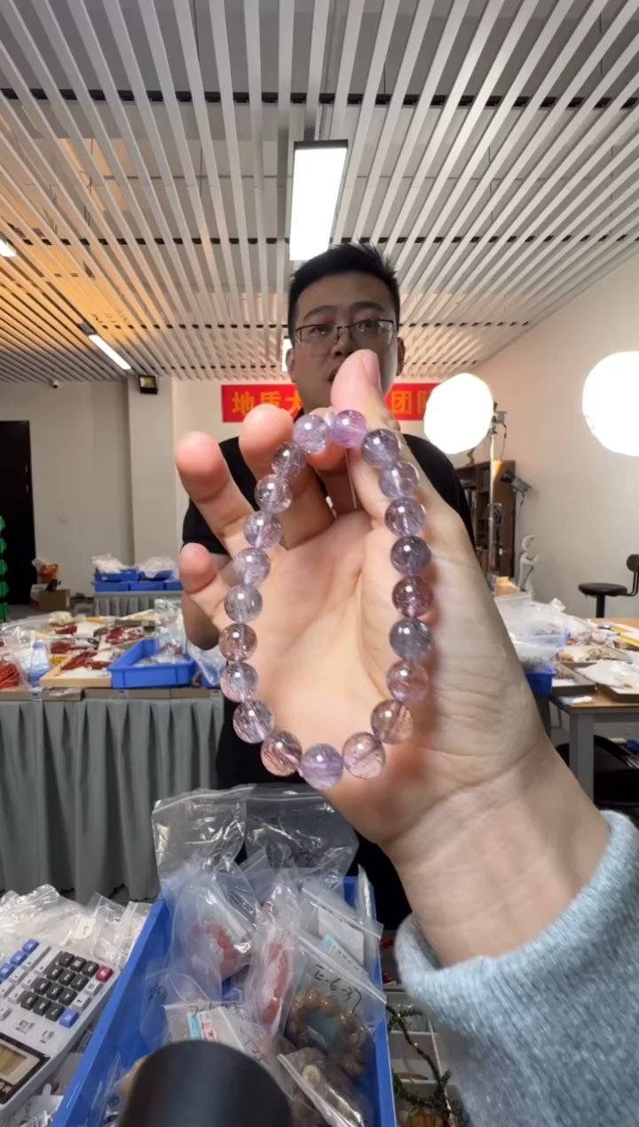 【闪购商品】水晶手串未镶嵌高货超七水晶圆珠单圈手串