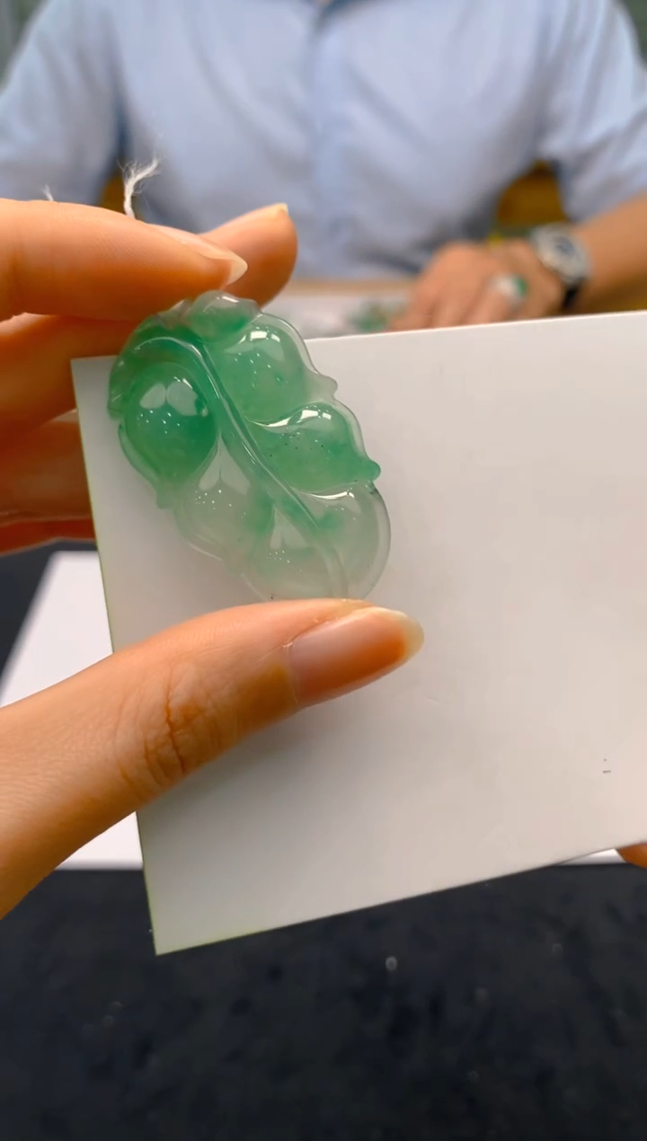 【闪购商品】石英质玉颈饰未镶嵌冰美人非洲翠166