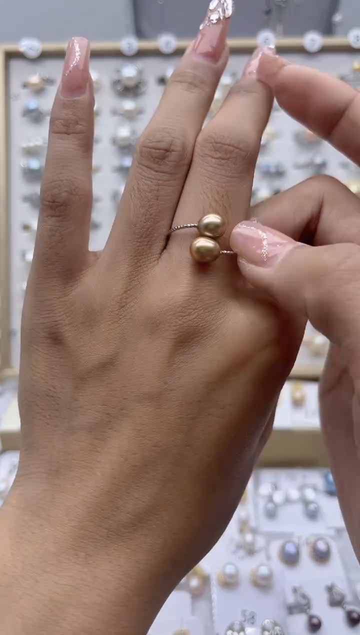 【闪购商品】淡水珍珠戒指合金90