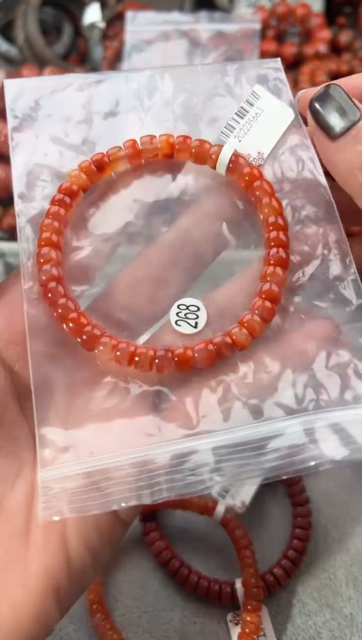 未镶嵌手串南红玛瑙7+