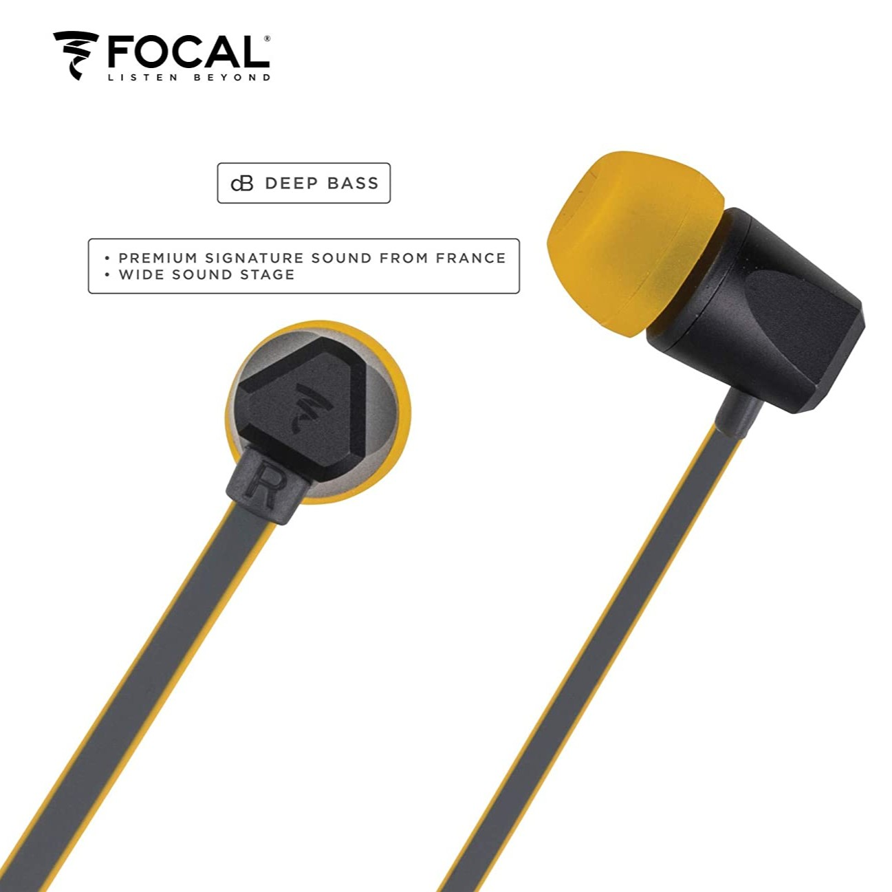 准新品 Focal 劲浪 sense100si入耳式有线耳机音乐重低音带麦线控