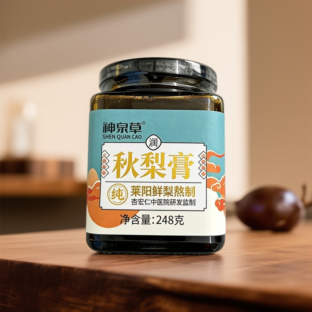 【品质保障】纯梨秋梨膏纯莱阳鲜梨古法熬制一勺清润神泉草配方干净