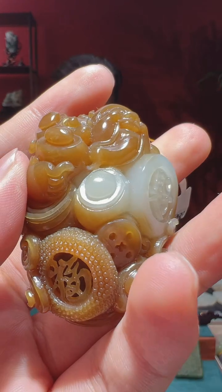 【闪购商品】和田玉吊坠(不含链)未镶嵌1