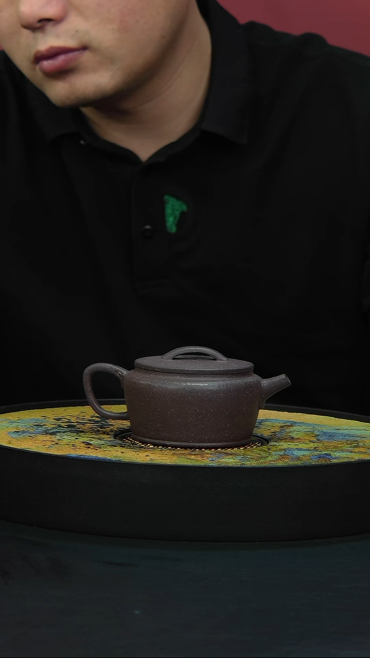茶壶紫砂天青泥瓦当宜兴紫砂