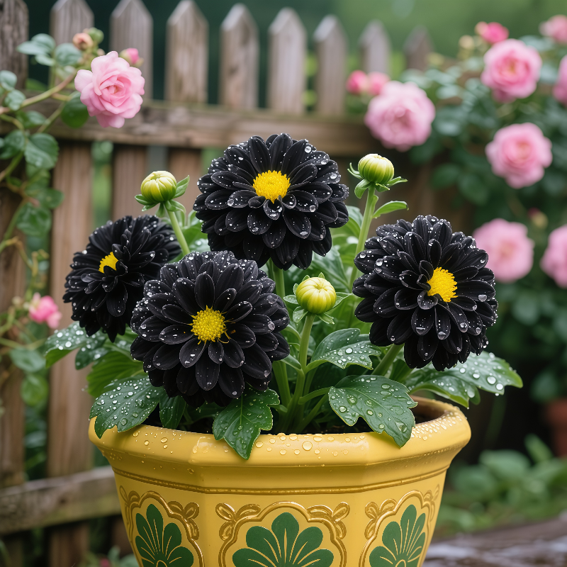 新品【乌龙葵】菊花苗重瓣大花型盆栽花绿植四季耐热室内新鲜扦插苗