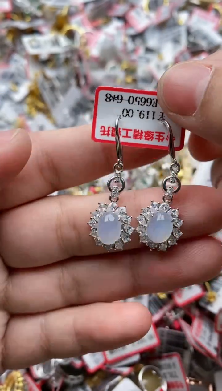 【闪购商品】翡翠戒指银S925镶嵌33333---4