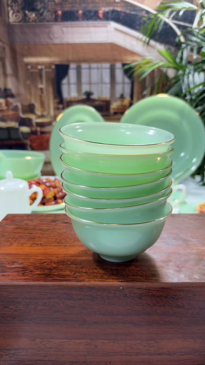 【闪购商品】... 4.5英寸玉瓷碗6个口径11.5厘米