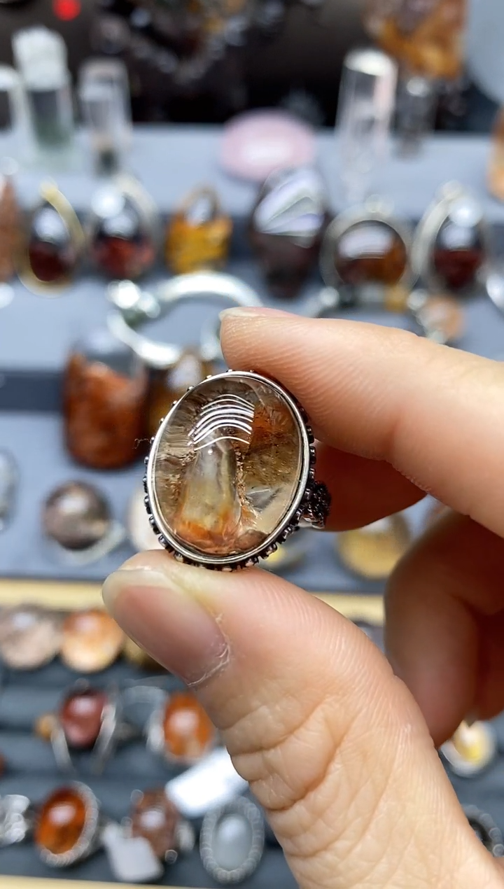 【闪购商品】水晶戒指银S925镶嵌水晶