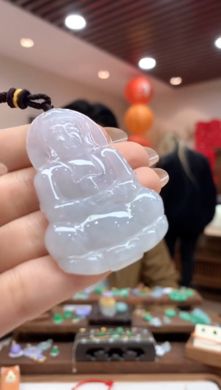 【闪购商品】翡翠吊坠(不含链)未镶嵌观音