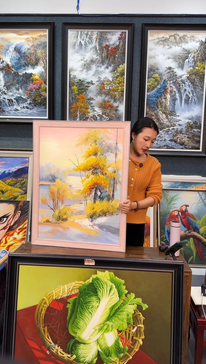 【闪购商品】油画28号 60*80 风景-手绘油画