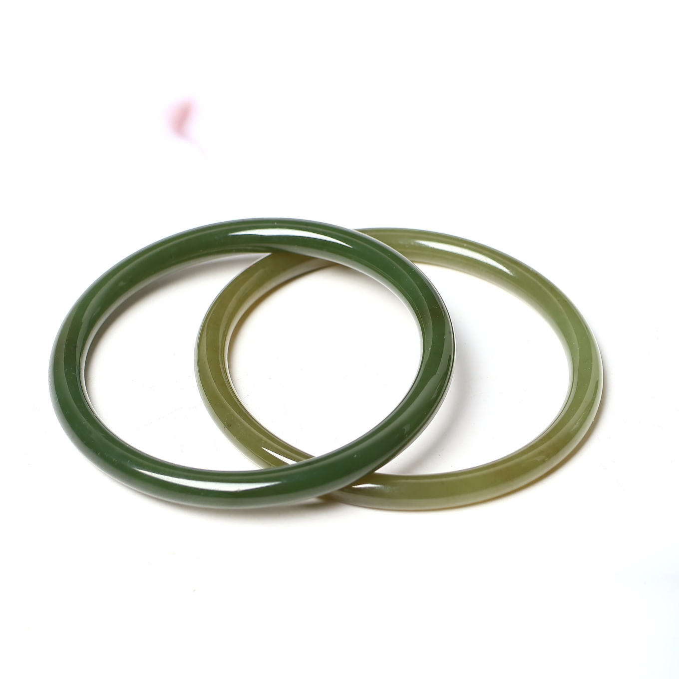 【矿姐珠宝】天然和田玉青黄口叮当美人镯精致多样性发一53-65