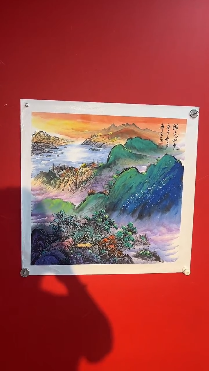 国画廖化老师国画作品
