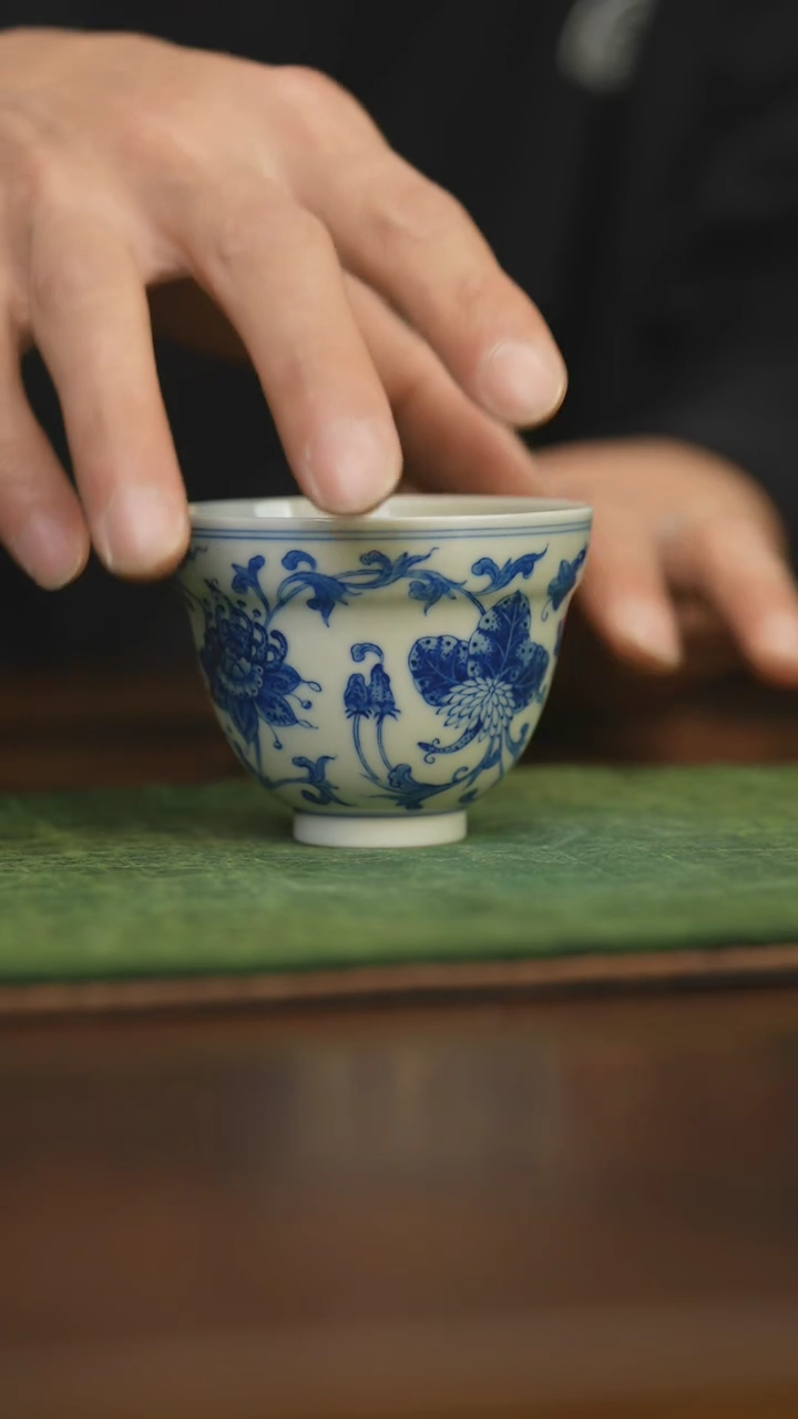 【闪购商品】杯柴窑青花破价福利