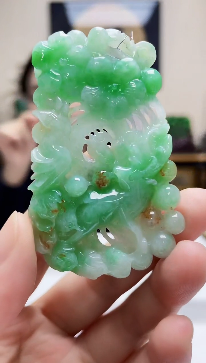 未镶嵌定制翡翠吊坠143