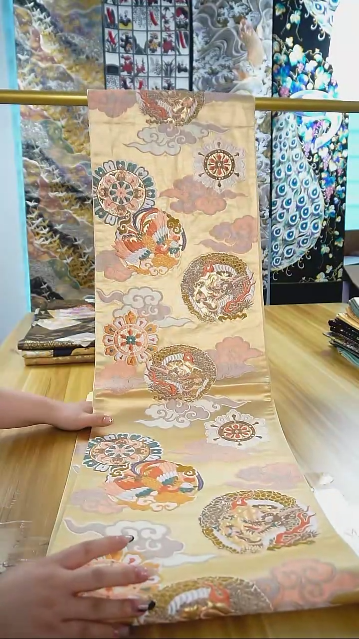 【闪购商品】织绣织锦115六通龙凤