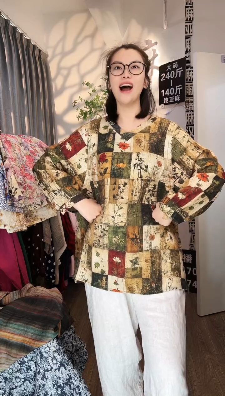 亚麻大码女装系列。
