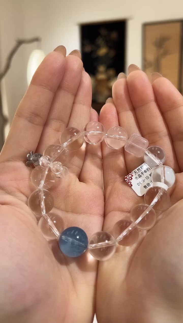 【闪购商品】水晶手串未镶嵌XL3081双A白水晶手串14+